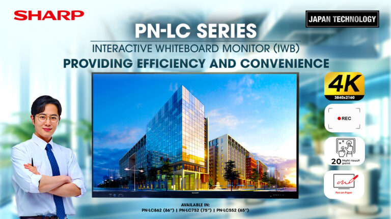 Sharp Interactive Whiteboards provide efficiency and convenience