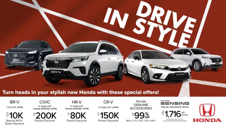 Drive in Style with a PHP200,000 promo on Honda Civic V this August 2024