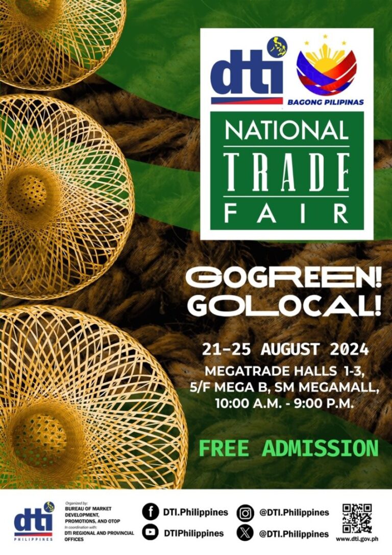 2024 DTI Bagong Pilipinas National Trade Fair: brings the best of the regions to Metro Manila