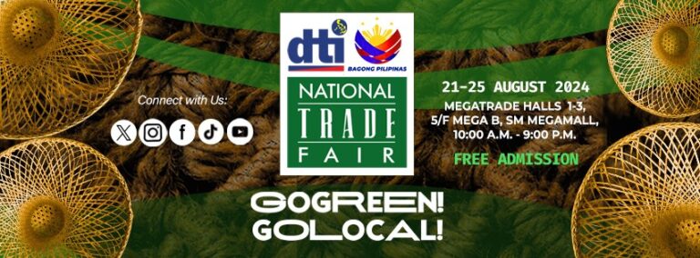 Discover the special pavilions at the 2024 DTI Bagong Pilipinas National Trade Fair