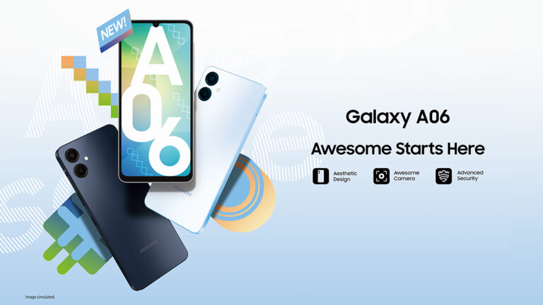 Experience the awesome Galaxy A06