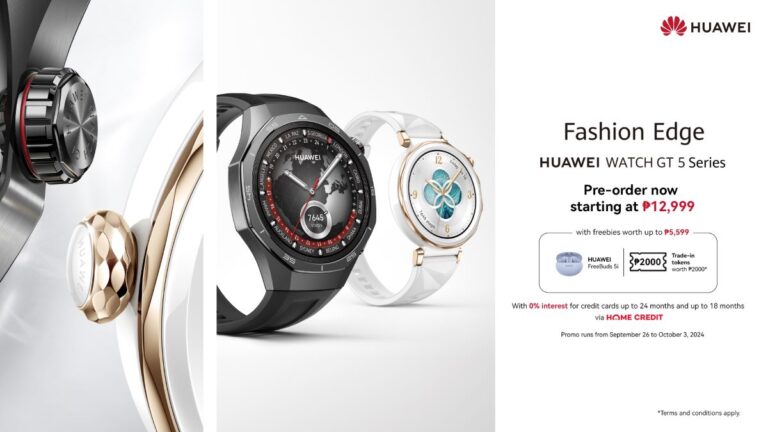 HUAWEI WATCH GT 5 Series now available for pre-order, starting at PHP12,999