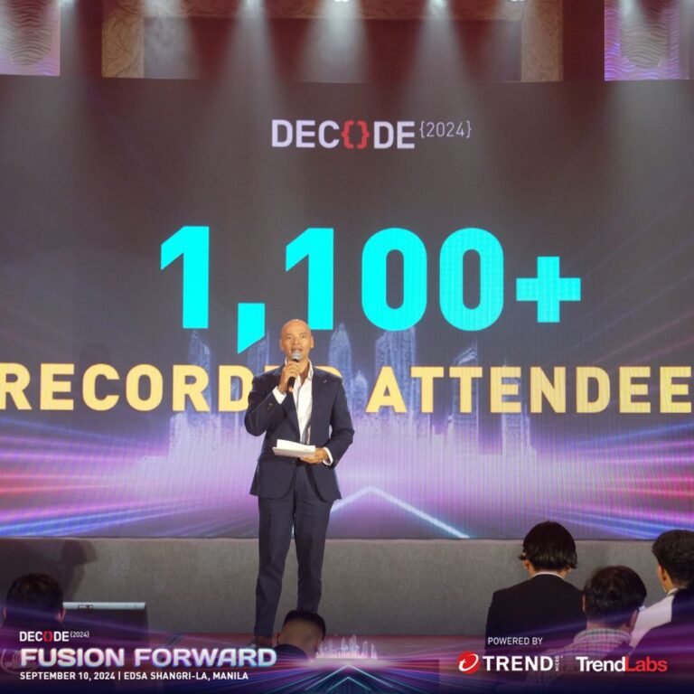 Trend Micro DECODE 2024 cybersecurity conference records over 1,100 participants