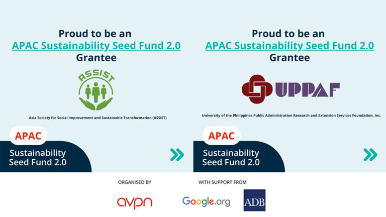 Filipino NGOs receive grants from APAC Sustainability Seed Fund