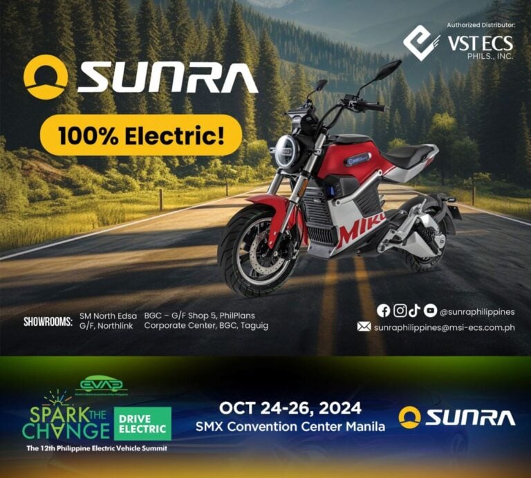 SUNRA to showcase innovation at the 12th PH Electric Vehicle Summit