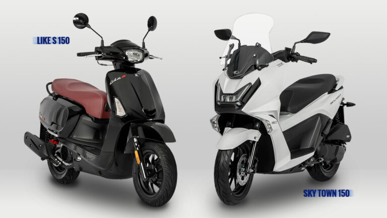 KYMCO unveils the All-New SKY TOWN 150 and LIKE S 150