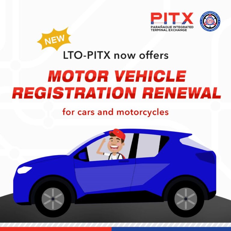 LTO PITX now offers motor vehicle registration renewal service