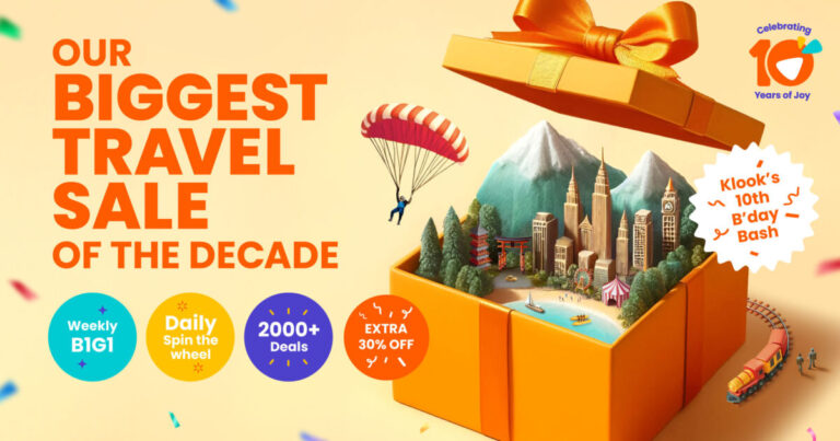 Klook celebrates 10 years of unforgettable adventures with its biggest travel sale of the decade