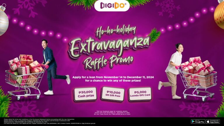 Take your Christmas celebrations to the next level with the Digido Ho-ho-holiday Extravaganza raffle promo 