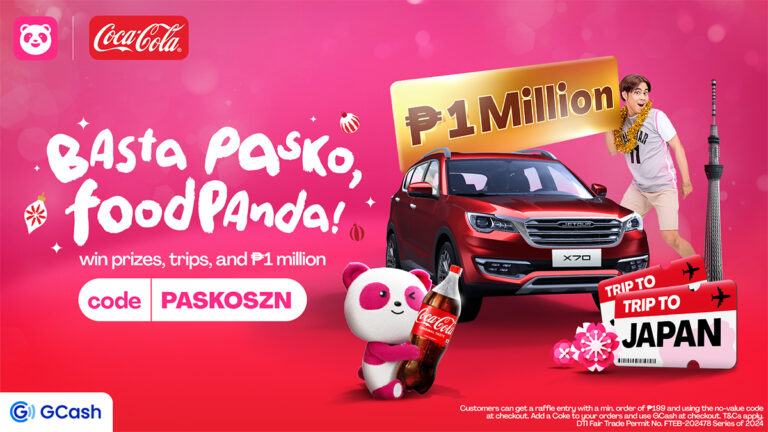 Catch the foodpanda Christmas raffle for your last shot at a millionaire moment