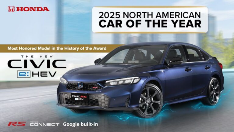 Honda Civic Hybrid named 2025 North American Car of the Year