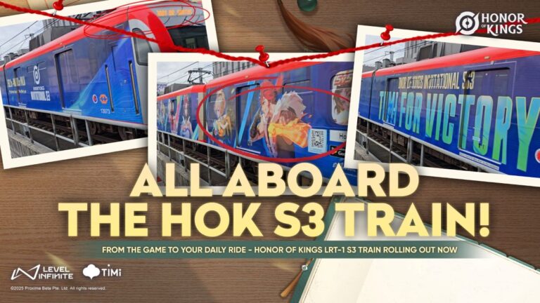 All aboard the Metro Manila LRT-1 Express for Honor of Kings