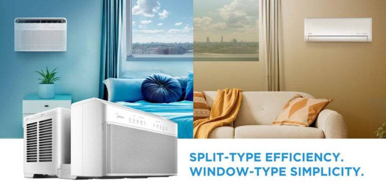 Midea U Window/Split air conditioners combine split-type efficiency with window-type simplicity