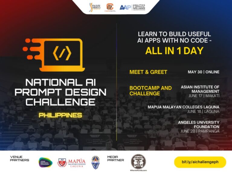 Call for entries to the 1st PH National AI Prompt Design Challenge