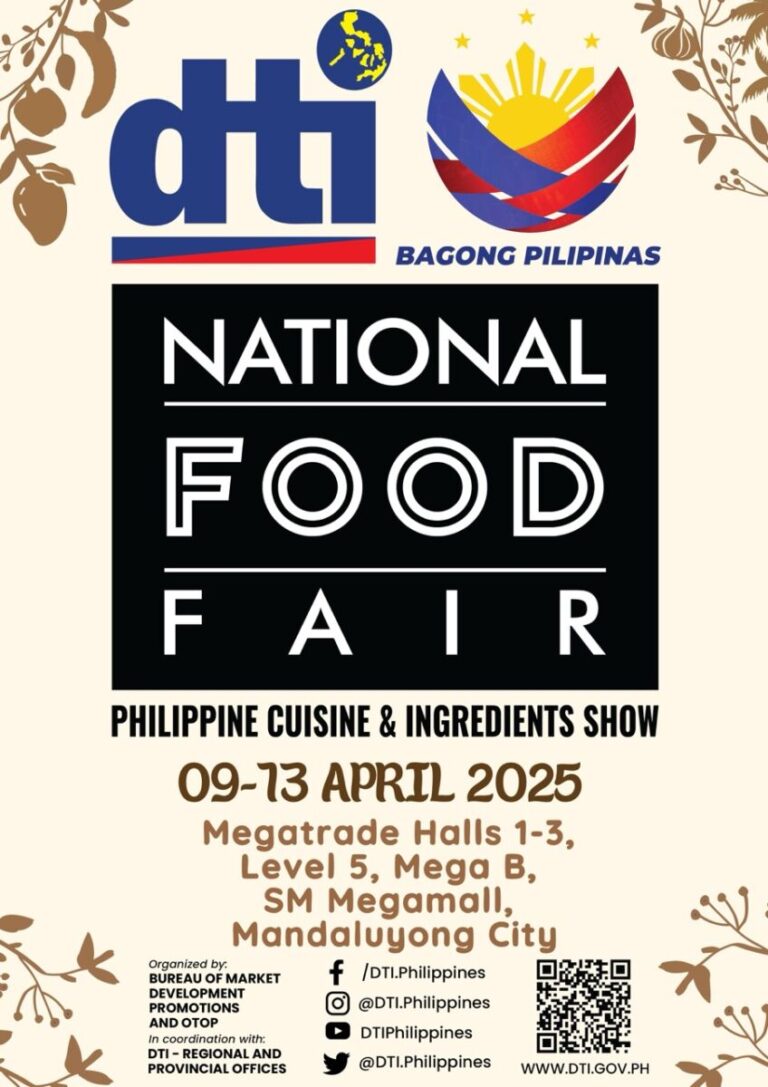 2025 DTI Bagong Pilipinas National Food Fair: A celebration of Filipino taste and entrepreneurship