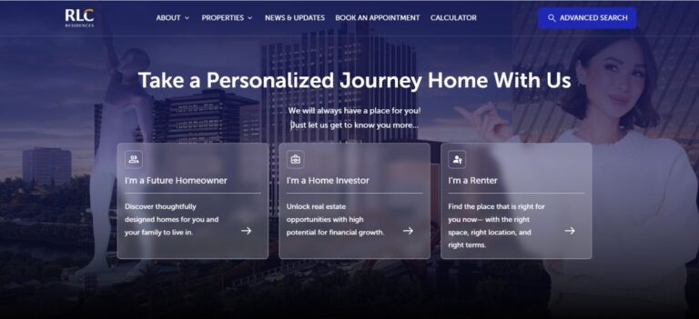 RLC Residences launches new website, aims to provide a more personalized homeseeking experience