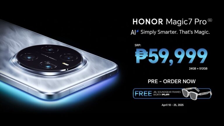 AI-heavy HONOR Magic7 Pro launched at PHP59,999 SRP