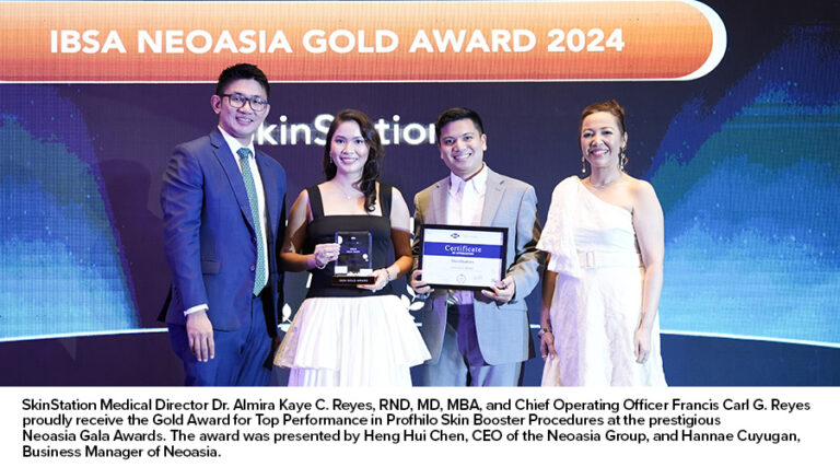 SkinStation wins gold award for Profhilo Excellence at Neoasia Gala 2025