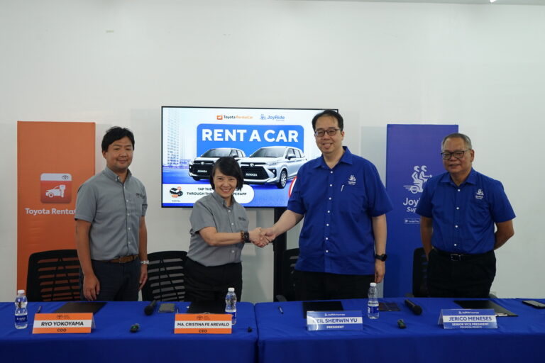 Toyota RentaCar partners with JoyRide for flexible travel solutions