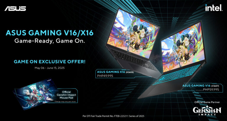 ASUS Gaming V16/X16: Value-priced for Filipino gamers