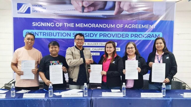 Life Builder Fellowship to subsidize the SSS contributions of church volunteers