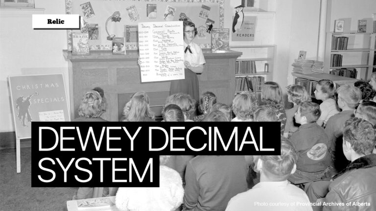 Relic: Dewey Decimal System