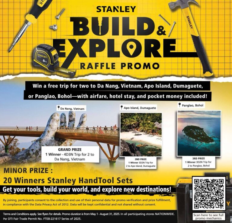 From toolbox to travel bag — Build big, win bigger with Stanley!
