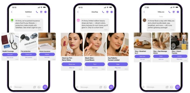 Rakuten Viber unveils interactive Carousel and List messages for smarter business communication