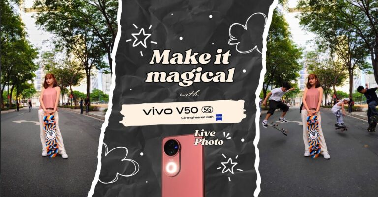 Nail the perfect shot on vivo V50 with Live Photo feature