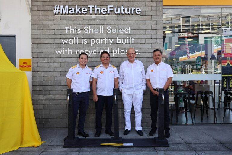 Shell PH turns 3 metric tons of plastic waste into bike racks for sustainable mobility project