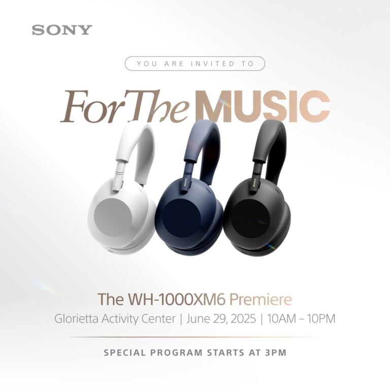For the music: Witness the Sony WH-1000XM6 public launch 
