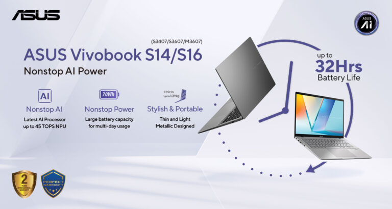 ASUS PH launches 2025 Vivobook S AI laptops