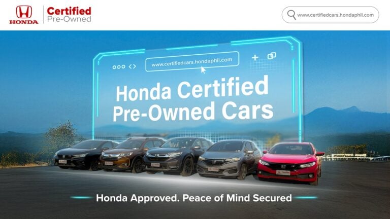 Honda Cars PH launches ‘Honda Certified Pre-Owned’ customer-to-customer platform