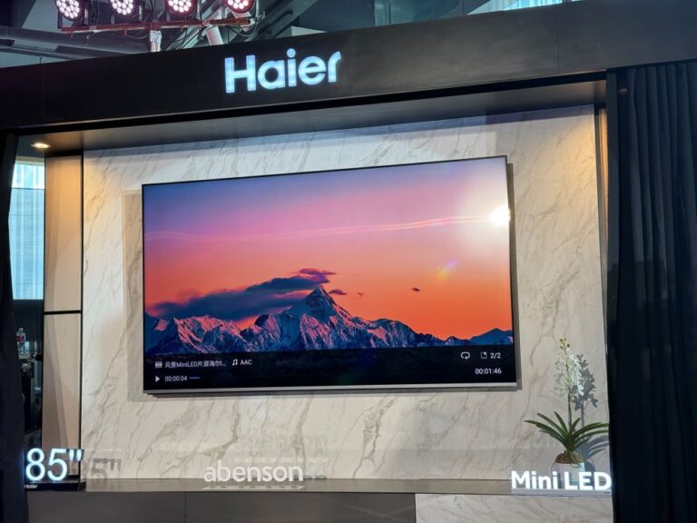 Haier and Abenson launch the Haier Mini LED TV, unveiling the future of home entertainment