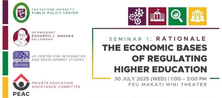 FEU Public Policy Center launches seminar series on higher education regulation