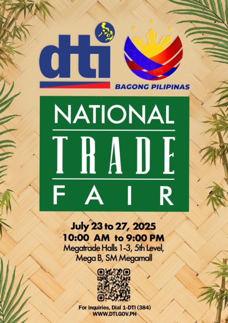 DTI gears up for the 2025 National Trade Fair, championing green innovation and Filipino MSMEs