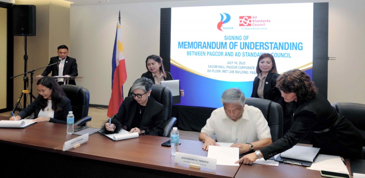 PAGCOR, Ad Standards Council ink MOU to regulate gambling ads
