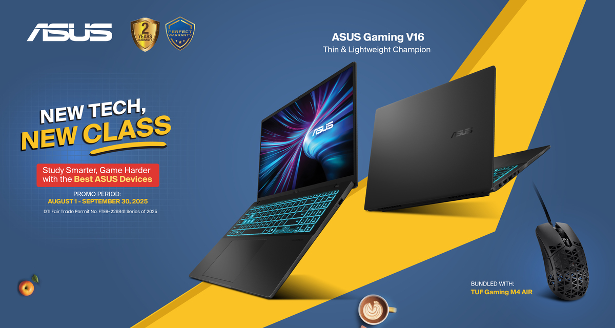 Get the best deals with this special back-to-school promo 4 PR Banners ASUS Gaming V16