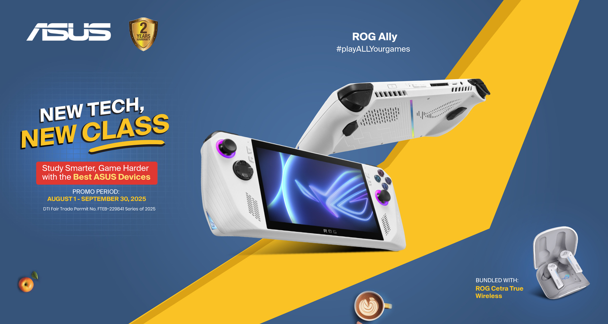 Get the best deals with this special back-to-school promo 6 PR Banners ROG Ally
