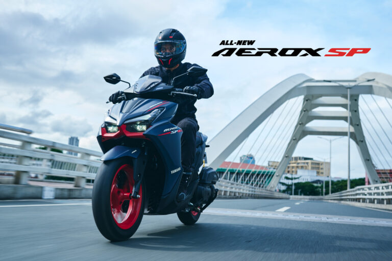 The All-New Yamaha Aerox redefines sporty performance