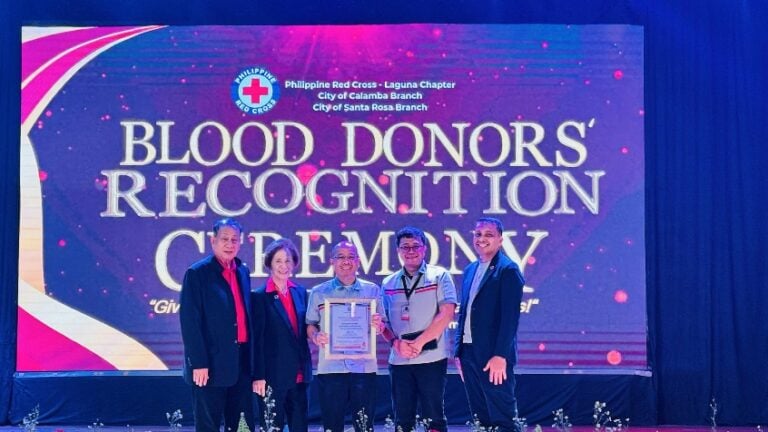 Mitsubishi Motors honored by Philippine Red Cross for lifesaving blood donation milestone