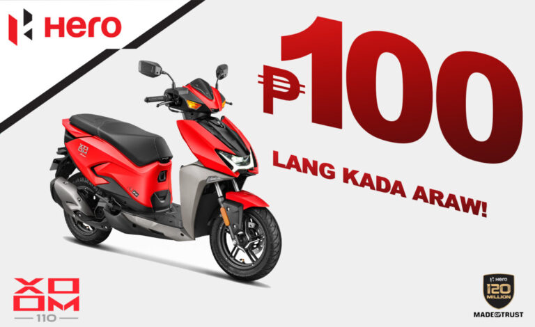 Hero MotoCorp PH launches low down, low monthly payment promo