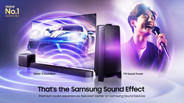 Take home entertainment to the next level with Samsung sound devices