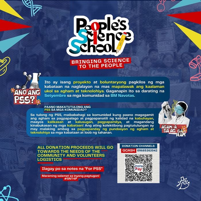 Agham Youth brings People’s Science School to Navotas