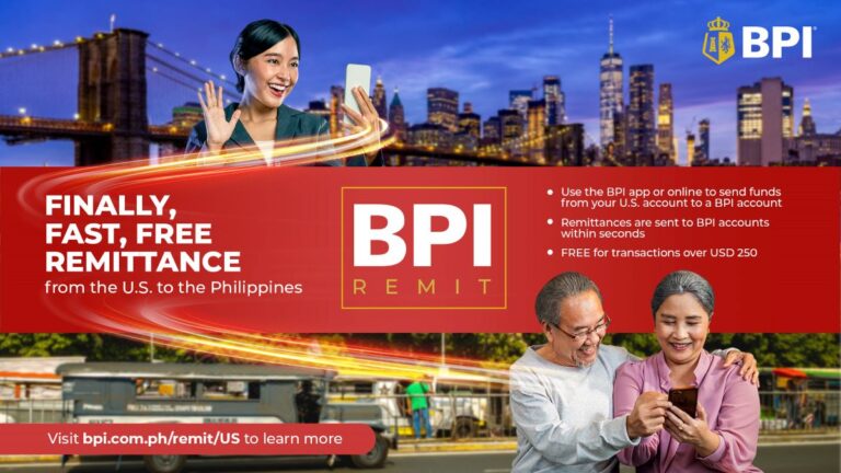 BPI Remit launches faster, safer remittance service for Filipinos in the U.S.