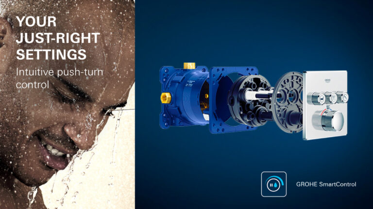 “Bask in your joy” with GROHE Aqua Intelligence