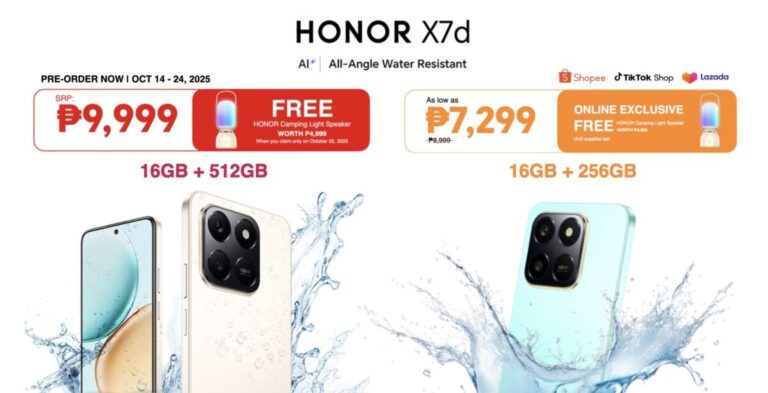 Honor X7d: All-new water-resistant AI phone