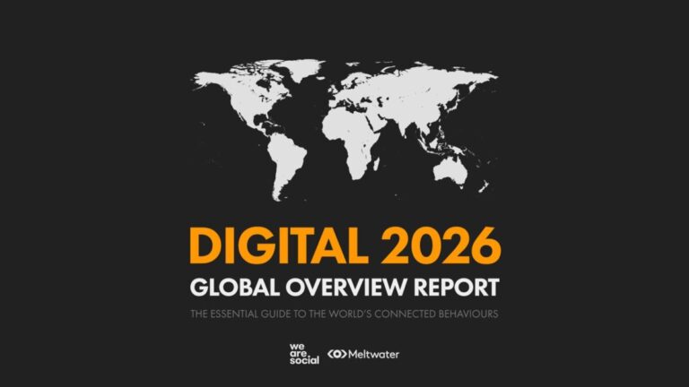 Digital 2026: Internet users pass 6 billion, social media users become a ‘supermajority’, and AI use tops 1 billion