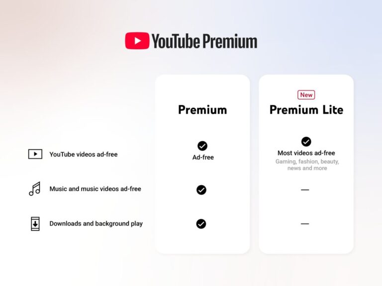 YouTube Premium Lite arrives in PH