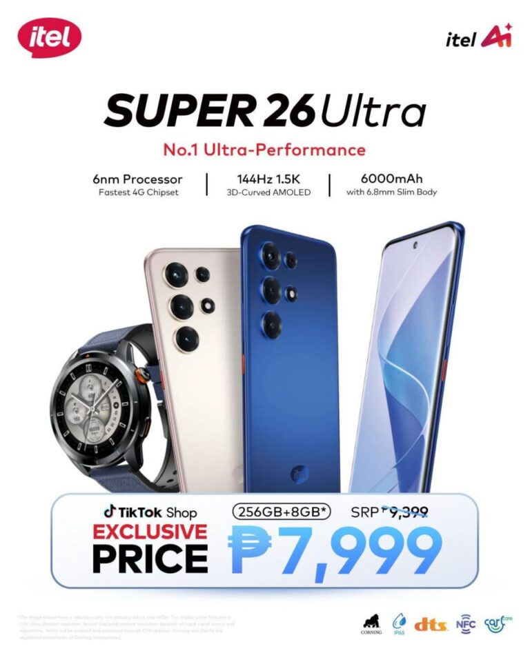 itel SUPER 26 Ultra launches in PH